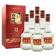 20点：白云边 三年 浓酱兼香型白酒 42度 500ml*6 整箱装
