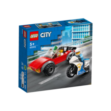 乐高（LEGO）积木拼装 60392 警用摩托车大追击 5岁+男孩儿童玩具生日礼物