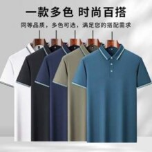 Yaloo 雅鹿 男士纯色薄款休闲短袖Polo衫*2件