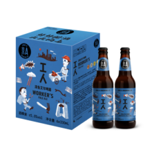 京A 工人淡色艾尔精酿啤酒330ml*6瓶 整箱装
