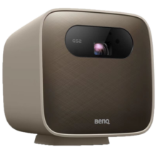 明基（BenQ）GS2 咖灰款 三防亲子投影仪 投影仪家用（防水防摔防尘 自动对焦 梯形校正 手机投影 内置电池）