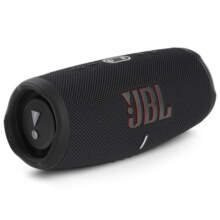JBL Charge5音乐冲击波五代 便携式蓝牙音箱低音炮 户外防水防尘 桌面音响 增强版赛道扬声器 黑色