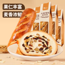 PLUS会员：谷生生 俄罗斯风味大列巴面包 1200g（4袋装）*3件