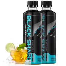黑鲨 竞技能量水 人参柠檬茶尝鲜装  300mL*2瓶
