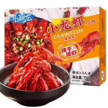 PLUS会员:GUO LIAN国联 麻辣小龙虾750g（中号18-24只）*4件