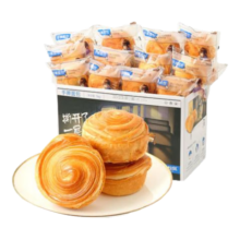 PLUS：三只松鼠 手撕面包 早餐面包代餐 1000g/箱*2件