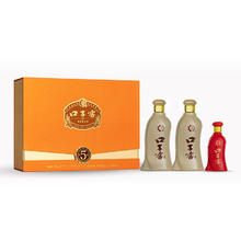 口子窖 五年型兼香型白酒50度550ml*2瓶 礼盒装 送礼宴请