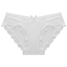 Glambody MAGIC NATURAL LINE无痕内裤女士性感纯欲丁字中腰夏季薄时尚全棉纯棉裆NK1312 咖色 M