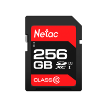 朗科（Netac）256GB SD存储卡 U1 C10 读速高达80MB/s 高速连拍 全高清视频录制 单反数码相机&摄像机内存卡