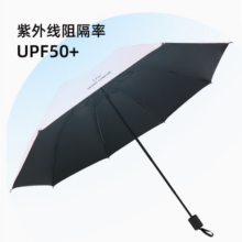 mikibobo晴雨伞防UPF50+胶囊伞太阳伞遮阳伞 墨绿色