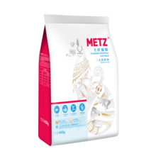 玫斯（metz）三文鱼鳕鱼双拼冻干无谷全价增肥发腮高肉含量猫粮400g