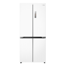 美的（Midea）M60系列535电冰箱十字四开门超薄零嵌入式变频无霜家用双系统双循环大容量智能 白色
