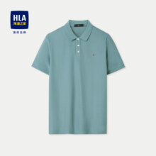 PLUS会员：HLA海澜之家 男士 短袖POLO衫