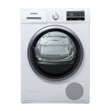 西门子（SIEMENS）9公斤进口热泵滚筒烘干机干衣机家用 除菌烘  WT47W5601W