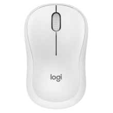 罗技（Logitech） M221 无线鼠标 静音鼠标 办公鼠标 即插即用微型接收器稳定流畅光学追踪 M221白色