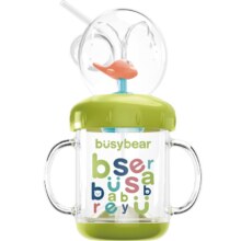 88VIP：busybear 儿童水杯鲸鱼喷水杯tritan材质 220ml+凑单品