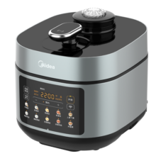 美的（Midea）浓香系列 智能家用5L电压力锅【0涂层内胆】自动排气上蒸下煮易清洁高压电饭煲MY-C552N(2-10人)
