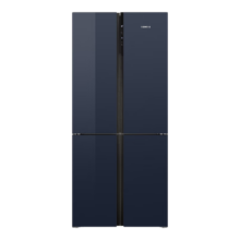 PLUS会员：SIEMENS 西门子 十字星系列 KC82EA256C 风冷十字对开门冰箱 497L 蓝色