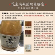 山歌非遗熟榨山东老字号老味道纯正花生油4L大桶装家用炒菜食用油