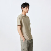 plus会员：杰克·琼斯（JACK&JONES）男装纯色短袖T恤