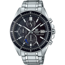 卡西欧（CASIO）男表EDIFICE商务太阳能石英表休闲简约指针日韩男腕表送男友礼物 EFS-S510D-1A 太阳能动力