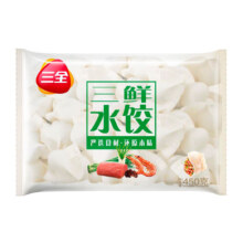 三全经典升级灌汤水饺 三鲜水饺450g约28个 多种可选*10件