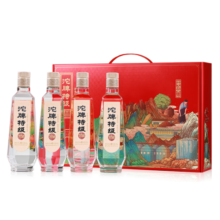 沱牌 沱牌酒 沱牌特级 开颜四季礼盒 浓香型白酒 50度 480mL 4瓶 3盒整箱装