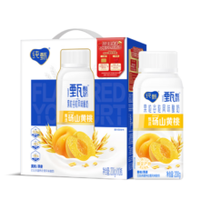 蒙牛 纯甄 甄酸奶 砀山黄桃燕麦味果粒 200g×10瓶 限定产地