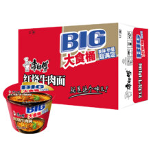 限地区、PLUS会员:康师傅 大食桶红烧牛肉面 143g*12
