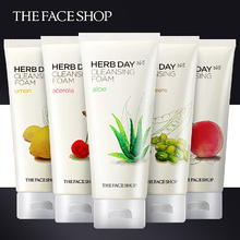 THE FACE SHOP 洗面奶女士芦荟樱桃清洁毛孔洁面韩国品牌正品官方旗舰店