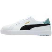 PUMA[用舞之地]彪马官方 男女同款情侣休闲板鞋SERVE PRO LITE 374902 白-黑色-金色-矿石蓝-14 37