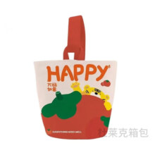 PLUS会员：DULAIKE 杜莱克 帆布包 万柿如意