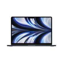 Apple/苹果2022款MacBookAir13.6英寸M2(8+8核)8G256G午夜色轻薄笔记本电脑MLY33CH/A
