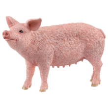 思乐（Schleich S）仿真动物模型 羊驼13920猪兔公羊羔火鸡家禽农场动物儿童玩具手办 猪玩具13933
