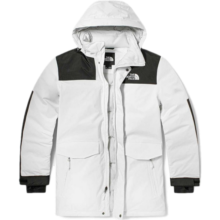 北面（The North Face）羽绒服男装情侣款秋冬新款大衣运动户外防水加厚保暖鹅绒夹克外套 FN4/白色 M/170