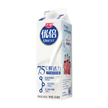 限地区、plus会员:光明 优倍 全脂鲜奶 950ml＊2件（买一赠一）
