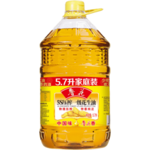 鲁花 食用油 5S 物理压榨 压榨一级 花生油 1L