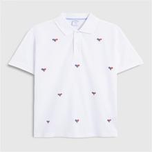 Brooks Brothers 男士夏新纯棉网球拍绣花短袖Polo衫