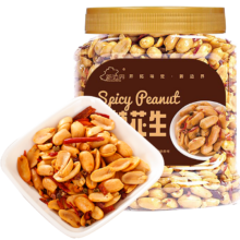 Plus会员:新边界 麻辣花生米400g