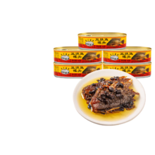 Plus会员：珠江桥豆豉鱼罐头150g*5罐