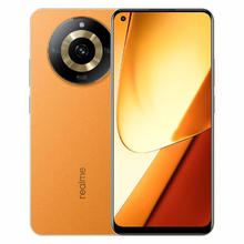 realme 真我 11 天玑6020旗舰芯 Super AMOLED屏 6400万像素街拍相机 8GB+128GB 夏日燃橙 5G手机