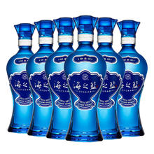 88VIP会员：YANGHE 洋河 海之蓝 蓝色经典 52%vol 浓香型白酒 375ml*6瓶整箱装
