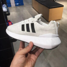 阿迪达斯（Adidas）运动鞋女鞋2024春季新款轻便减震透气休闲鞋低帮跑步 GW8179 37