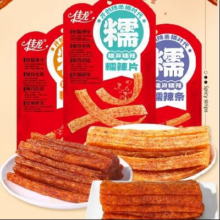 佳龙 糯辣条辣片面筋 甜辣味72g*4袋