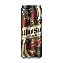 乌苏啤酒（wusu）楼兰秘酿330ml*24罐/箱 整箱装 啤酒