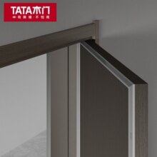 TATA木门 简约卧室门全屋定制室内门木门房门套装门@001银梨色 【单开门】银梨色1号
