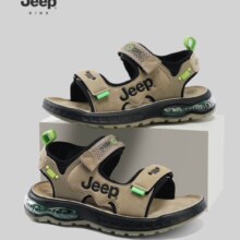Jeep  2024夏款  男女中大童沙滩鞋  多色多码