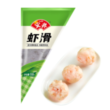 安井 虾滑 150g/袋 虾仁含量80% 火锅麻辣烫食材 速食熟食海鲜水产