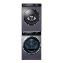 海尔（Haier）洗烘套装纤美洗烘套装组合洗衣机烘干机组合变滚筒热泵烘干机除菌除螨空气洗 防锈系列06热泵柔烘+80直驱高效速溶舱智慧洗衣