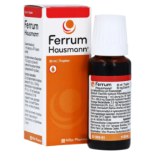 Ferrum Hausmann德国原装铁剂补铁口服滴剂 婴幼儿早产儿儿童孕妇补铁养血30ml